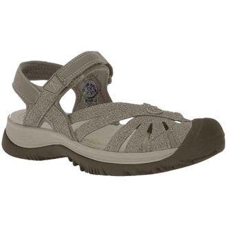 Keen Rose Textile Womens Hook and Loop Sandals - Brindle Shitake - Size:UK 7.5