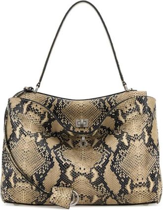 Balenciaga Printed Leather Medium Rodeo Handbag
