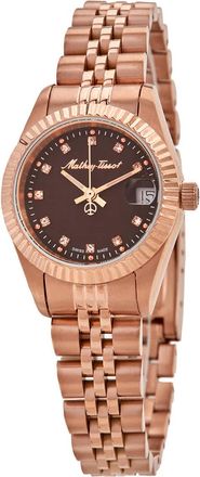Mathey-Tissot Mathy II Quartz Brown Dial Ladies Watch D710PRM