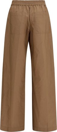 Brunello Cucinelli Womens Pants With Elasticated Waist Duna Cotton; Polyamide Trousers