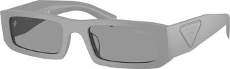 Prada Sunglasses, unisex, Gray, Size: 54 MM PR D09Sd Sunglasses