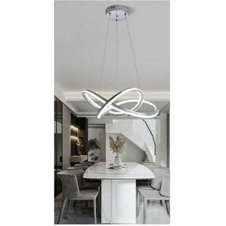 Trade Shop Trade Shop Traesio - Trade Shop - Led Steel Equipo Modern 60 W Luz 4000k 6500k 3000k A50