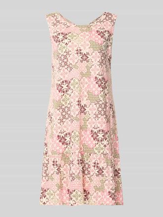 s.Oliver Red Label Relaxed Fit Freizeitkleid aus Baumwoll-Modal-Mix in Pink, Gr&ouml;&szlig;e 34