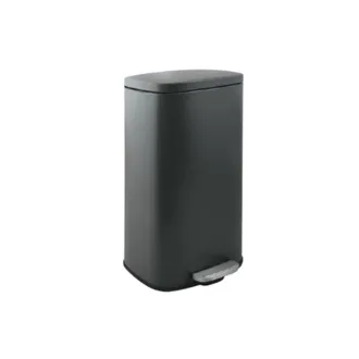 Spirella Spirella - Papelera De Cocina Con Pedal Acero Akira 30l Gris Mate