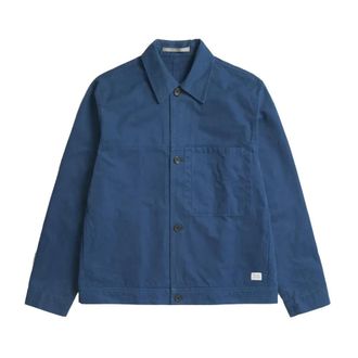 Norse Projects Heren, Jassen, Blauw, Maat: L Katoen