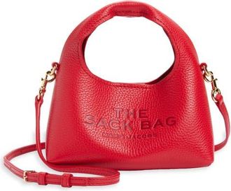 Marc Jacobs The Micro Crossbody Sack Bag in True Red at Nordstrom