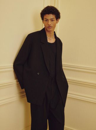 Le 31 Mens Oversized double-breasted jacket Imported from Seoul