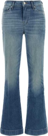 7 For All Mankind Light Blue Mid Rise Jeans