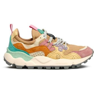 Flower Mountain Womens Yamano 3 Trainers - Multicolour Suede - Size UK 4