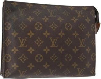 Louis Vuitton Pre-owned Clutches, female, Brown, Size: ONE SIZE Pre-owned Vintage Clutch
