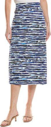 A.L.C. Phoebe Linen-Blend Print Skirt