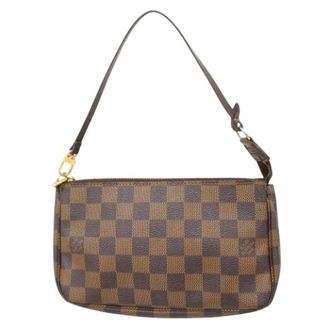 Louis Vuitton Pre-owned Shoulder Bags, female, Brown, Size: ONE SIZE Pre-owned Pouch