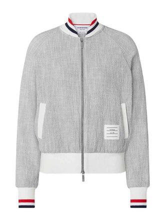 Thom Browne Rwb Cotton Bomber Jacket