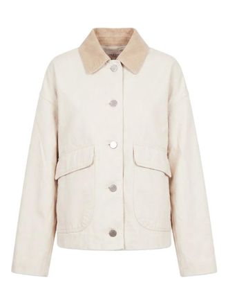 Rag & Bone Natalia denim jacket - women - Cotton/Polyester - M - Neutrals