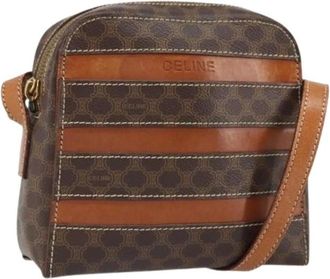 Celine Pre-owned Cross Body Bags, female, Brown, Size: ONE SIZE Pre-owned Vintage Shoulder Bag