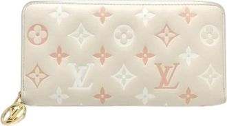 Louis Vuitton Pre-owned Vintage leren portemonnee - Dames - Vintage Accessoires - Beige - ONE Size - Leer - Vintage