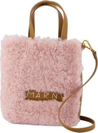 Marni Museo Soft Shopper Bag - Leather - Pink