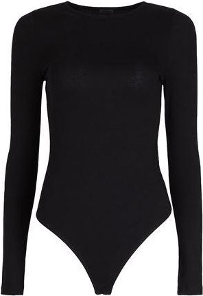 8 by YOOX VISCOSE CREWNECK THONG BODYSUIT