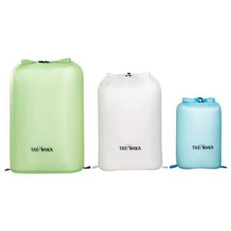 Tatonka SQZY Dry Bag Set Packsack - | gr&uuml;n/wei&szlig;