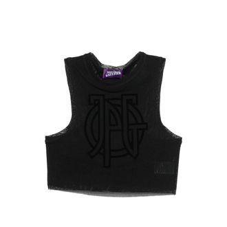 Jean Paul Gaultier Logo-detail Cropped Top