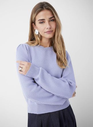 Icone Womens Honeycomb textured sweater
