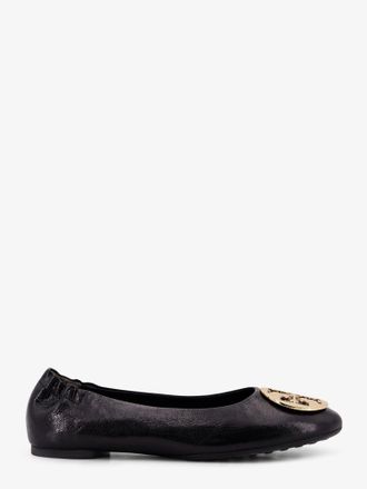 Tory Burch Ballerine in pelle con logo in metallo frontale - TORY BURCH - gender_Woman