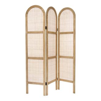 Atmosphera Paravento Rotondo Sana In Canna E Rattan H170cm Atmosphera Cr&eacute;ateur DInt&eacute;rieur