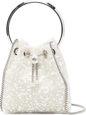 Jimmy Choo London Bon Bon bucket bag - Neutrals