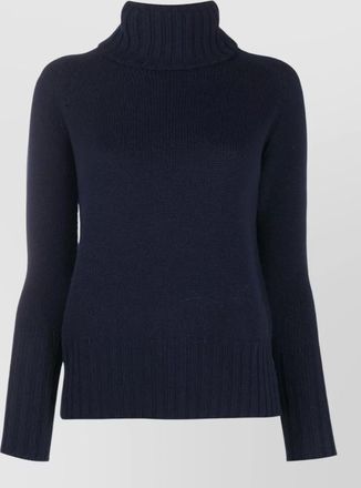 Drumohr ribbed turtleneck wool jumper