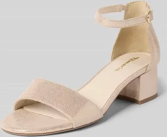 Tamaris Tamaris Sandaletten mit Blockabsatz in Gold, Gr&ouml;&szlig;e 36