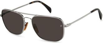 David Beckham DB 1093/S 6LB/IR Mens Sunglasses Silver Size 59