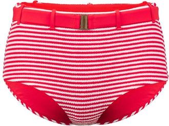 Seafolly Clubhouse Belted Hollywood Hipster Bikini-Bottom f&uuml;r Damen | rosa