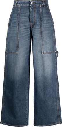 Stella McCartney Blue Wide Leg Denim Jeans