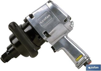 cofan Pistola Impacto 1, Pistola De Impacto Con Cuadradillo De 1 Pulgada Con Regulador De Par De Apriete De 5 Posiciones. Gatillo Sensibilizado Para Una Exa