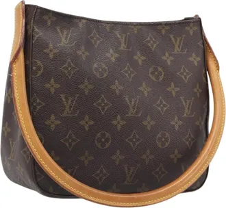 Louis Vuitton Looping Monogram Canvas Brown Canvas Handbag (Pre-Owned)