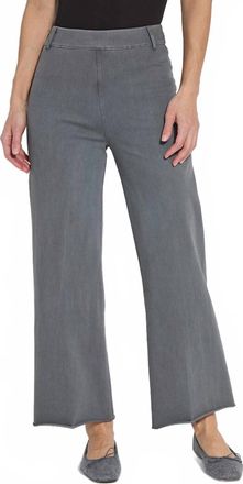 Lyss&eacute; Erin Wide Knit Denim Jeans In Antique Wash