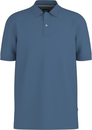 Olymp Poloshirt OLYMP Casual, Herren, Gr. 3XL, blau (rauchblau), Piqu&eacute;, Obermaterial: 100% Baumwolle, Shirts Poloshirt
