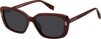 Marc Jacobs MJ 1147/G/S Asian Fit LHF/IR Womens Sunglasses Burgundy Size 57