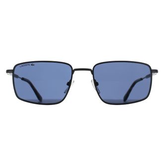 Lacoste Rectangle Mens Dark Gunmetal Blue L277S - Grey - One Size