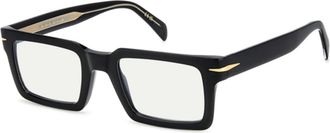 Eyewear by David Beckham Zwarte zonnebril DB 7126 montuur - unisex - Brillen - Zwart - 51 MM - Accessoires