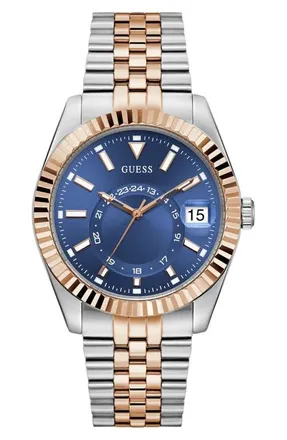 Guess Jaden Bracelet Watch, 42mm in 2-Tone at Nordstrom