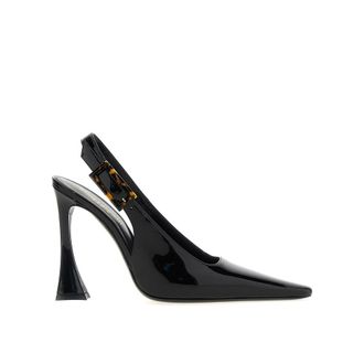 Saint Laurent Black Calfskin High Heel Womens Pumps