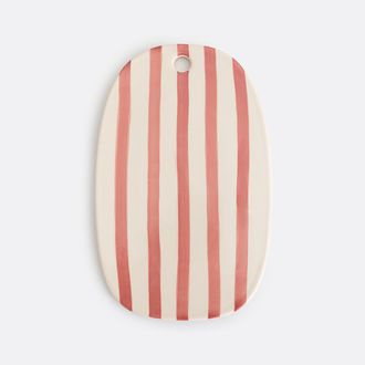 La Redoute Interieurs Snijplank van gestreept aardewerk, ZEPHI