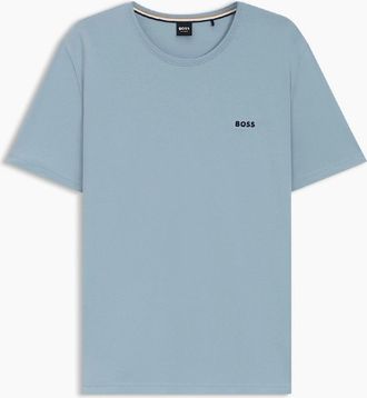 HUGO BOSS Mens Mix&Match Regular-Fit Lounge T-Shirt - Blue - Size: 42