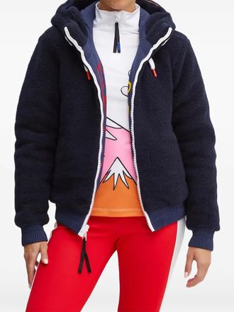 Rossignol x JCC Yeti hooded graphic ski jacket - women - Polyester/Recycled Polyester - M - Blue