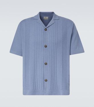 Le Kasha Gerone knitted cashmere polo shirt