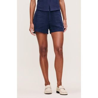DL1961 Taylor Linen Shorts in Bright Navy Linen at Nordstrom Rack, Size 23