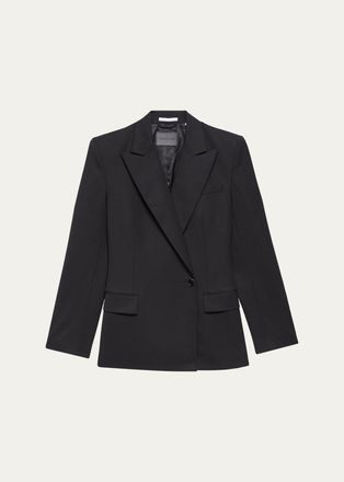 Helmut Lang Wool Gabardine Blazer