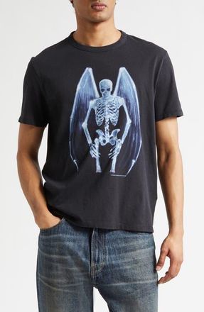 Our Legacy New Box Cotton Graphic T-Shirt in Fallen Angel Print at Nordstrom, Size 38 Us