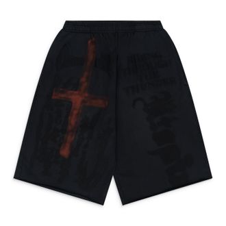 Travis Scott Black/Red Utopia Tour Exclusive Oversized Shorts